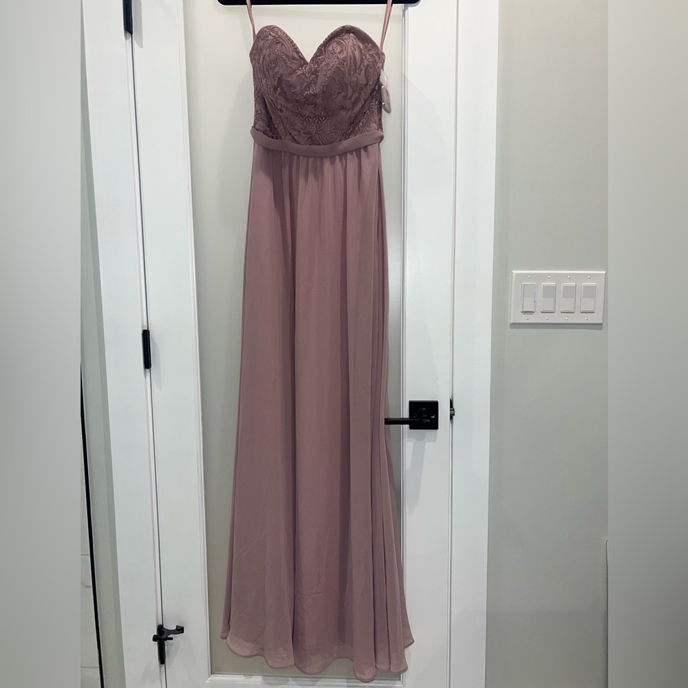 Azazie Formal Pink-Purple Desert Rose Bridesmaid Dress